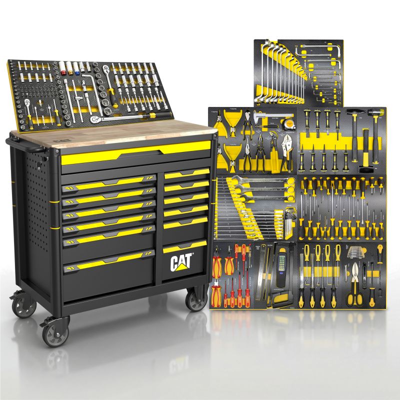 Cat Werkstwagen 13 Schubladen 10 gefült Werkzeugwagen KFZ