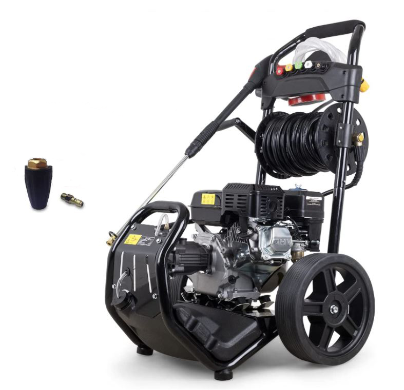 Benzin-Hochdruckreiniger DT-KR170D mit 7 PS + Dreckfräse Kombiset'