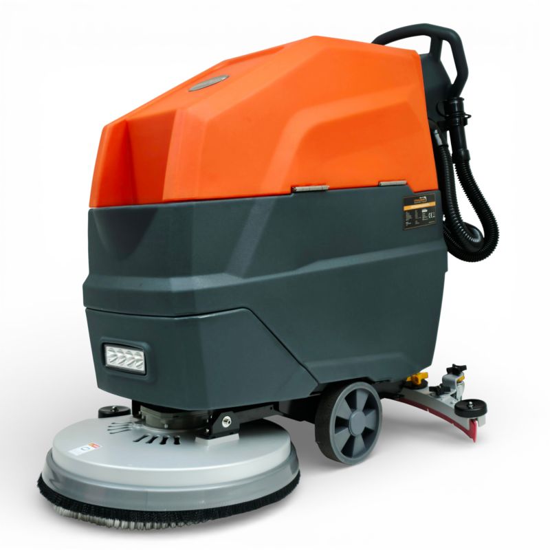 Scheuersaugmaschine Akku Bodenreiniger 24V Putzmaschine mit Lithium Ionen Akku