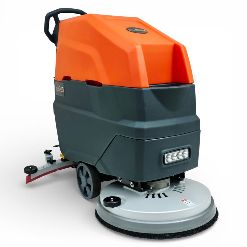 Scheuersaugmaschine Akku Bodenreiniger 24V Putzmaschine mit Lithium Ionen Akku