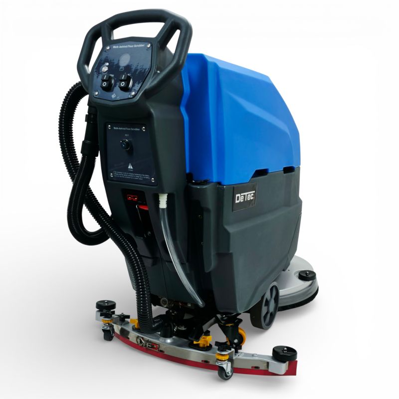 Scheuersaugmaschine Akku Blau Bodenreiniger 24V Putzmaschine mit Lithium Ionen Akku