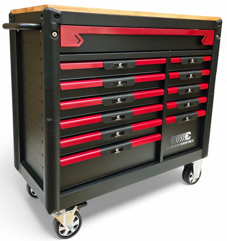 Werkstattwagen gefüllt mit Werkzeug 12 Schubladen 11 gefüllt Werkzeugwagen Werkzeugkasten