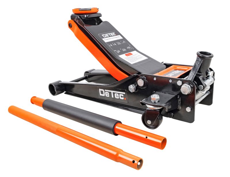 DeTec. 3 Tonnen Rangier-Wagenheber Quick Lift orange