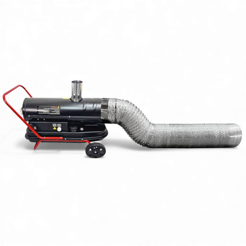 Indirekte Dieselheizung DT-20Di Ölheizgebläse 20 Kw inkl. 5 m Lufttransportschlauch