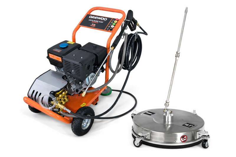 DAEWOO Hochdruckreiniger + 16,5" Zoll Flächenreiniger 15PS Flächenreiniger 250 bar