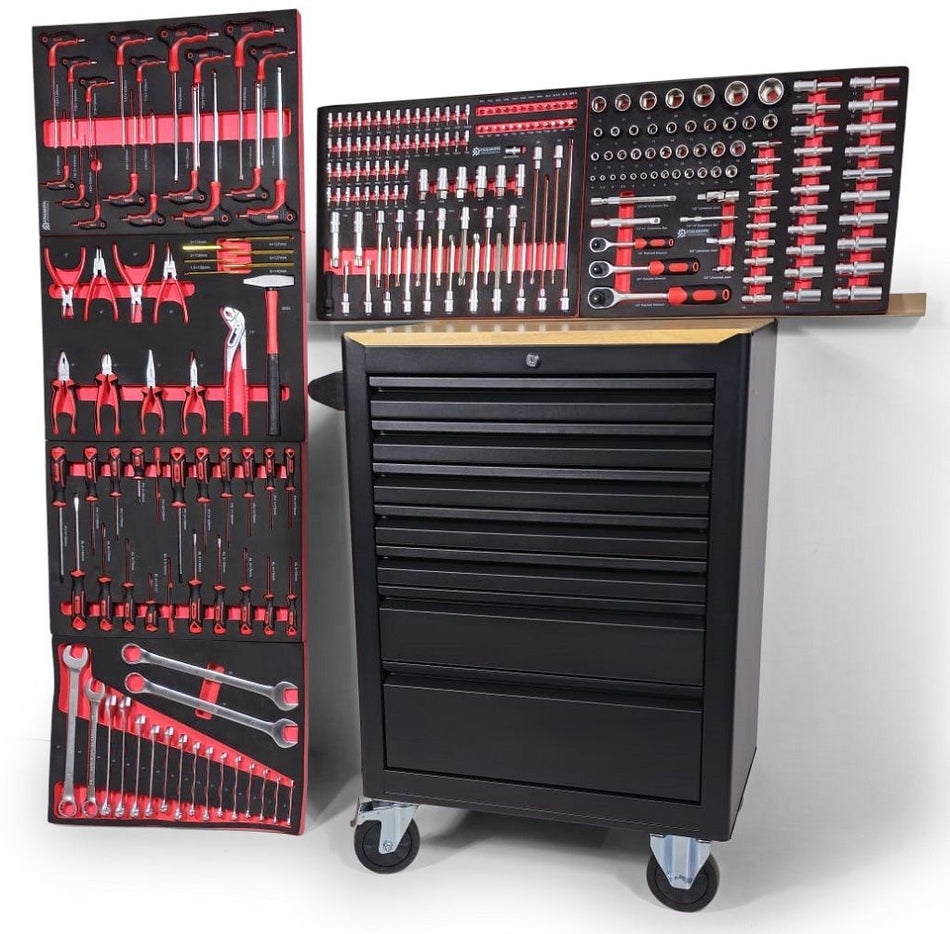 ViMa24 Werkstattwagen 1076 mit Holzplatte Designer Edition