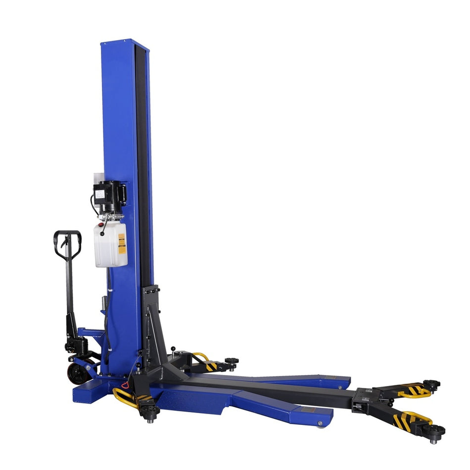 Mobile 1-Säulen-Hebebühne 2500kg – 230V Einzelsäulenlift fahrbar 2,5t