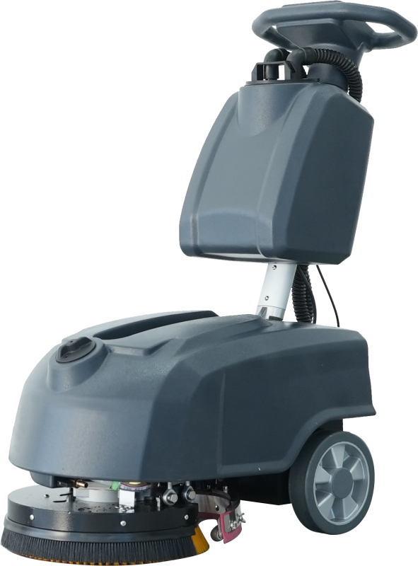 Handgeführte Scheuersaugmaschine 24V 32AH 35cm Reinigungsfläche Hartbodenreinger