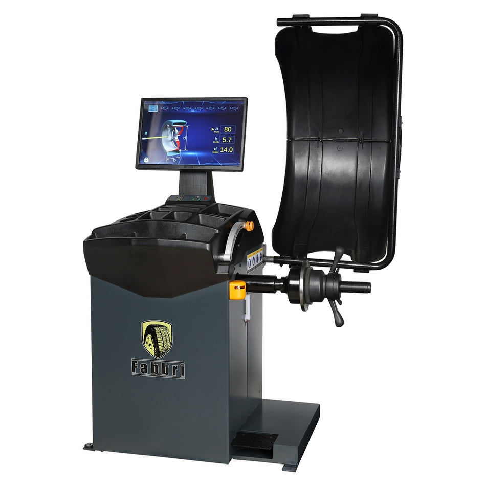 Profi-Auswuchtmaschine VM827X – Automatische Reifenwuchtmaschine mit LCD, Sonar & Laser-Positionierung