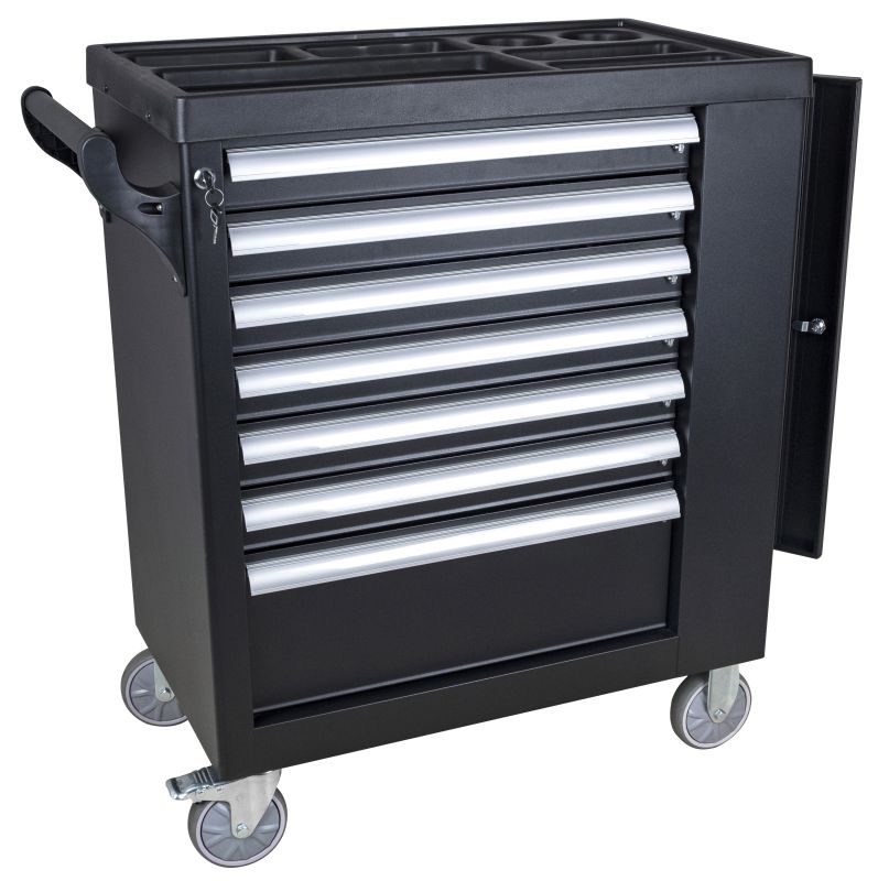 Chrono XL Werkstattwagen bestückt mit Werkzeug, 7 Schubladen, 6 gefüllt