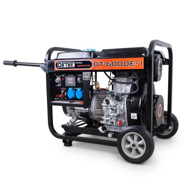 DeTec. 1-Phasen Dieselgenerator DT-6000E-1 | 5500W 230V Lichtstrom