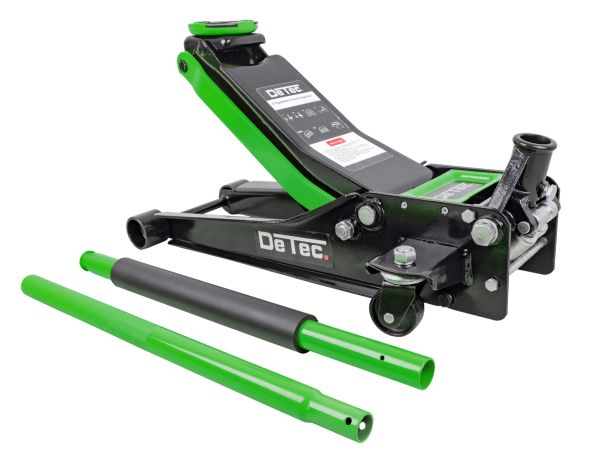 DeTec. 3 Tonnen Rangier-Wagenheber Quick Lift grün