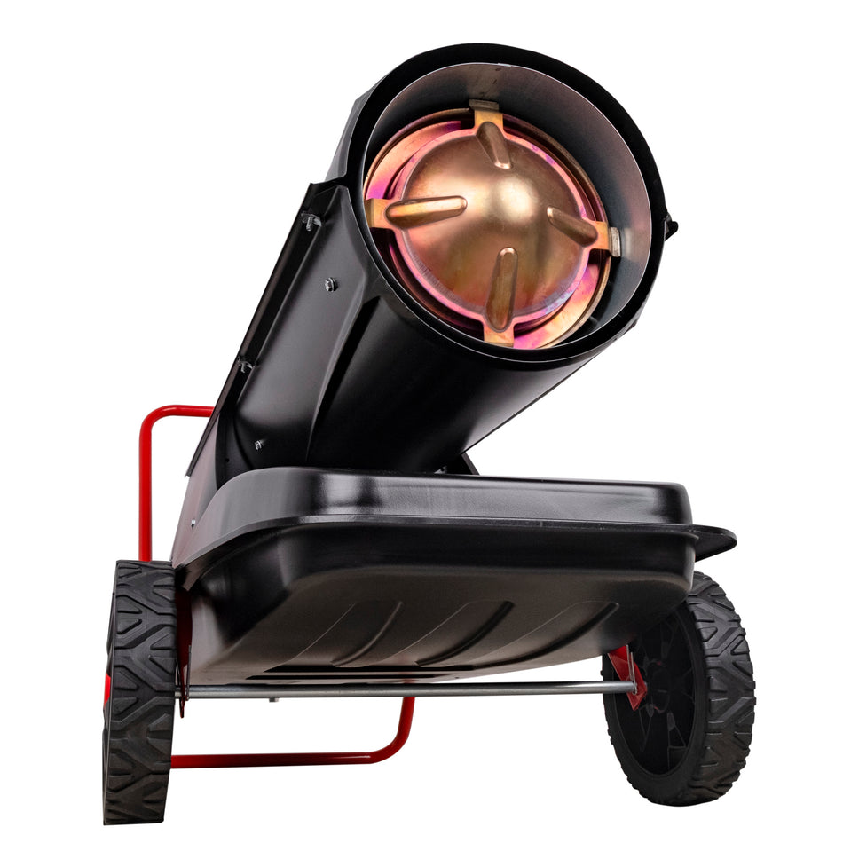 DeTec. Dieselheizgebläse 50.000 Watt | Ölheizer mit 56L Tank DT-50D