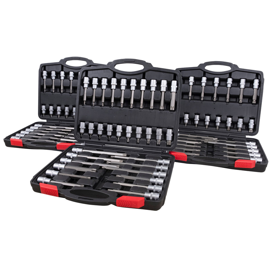 3 Koffer Bit-Set (Torx, Imbus, Vielzahn) 88 teilig