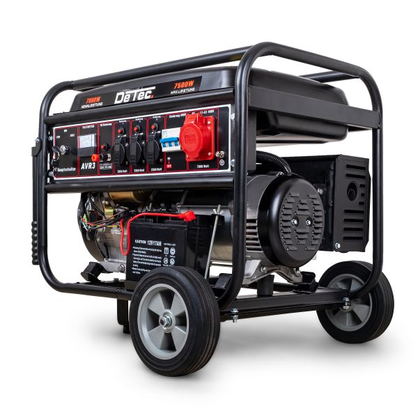 7 kW Benzin Stromgenerator DT-LB7500E-3 18 PS Motor 400V 3-Phasen